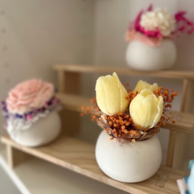 Vasetto- Miny Bouquet di Cera