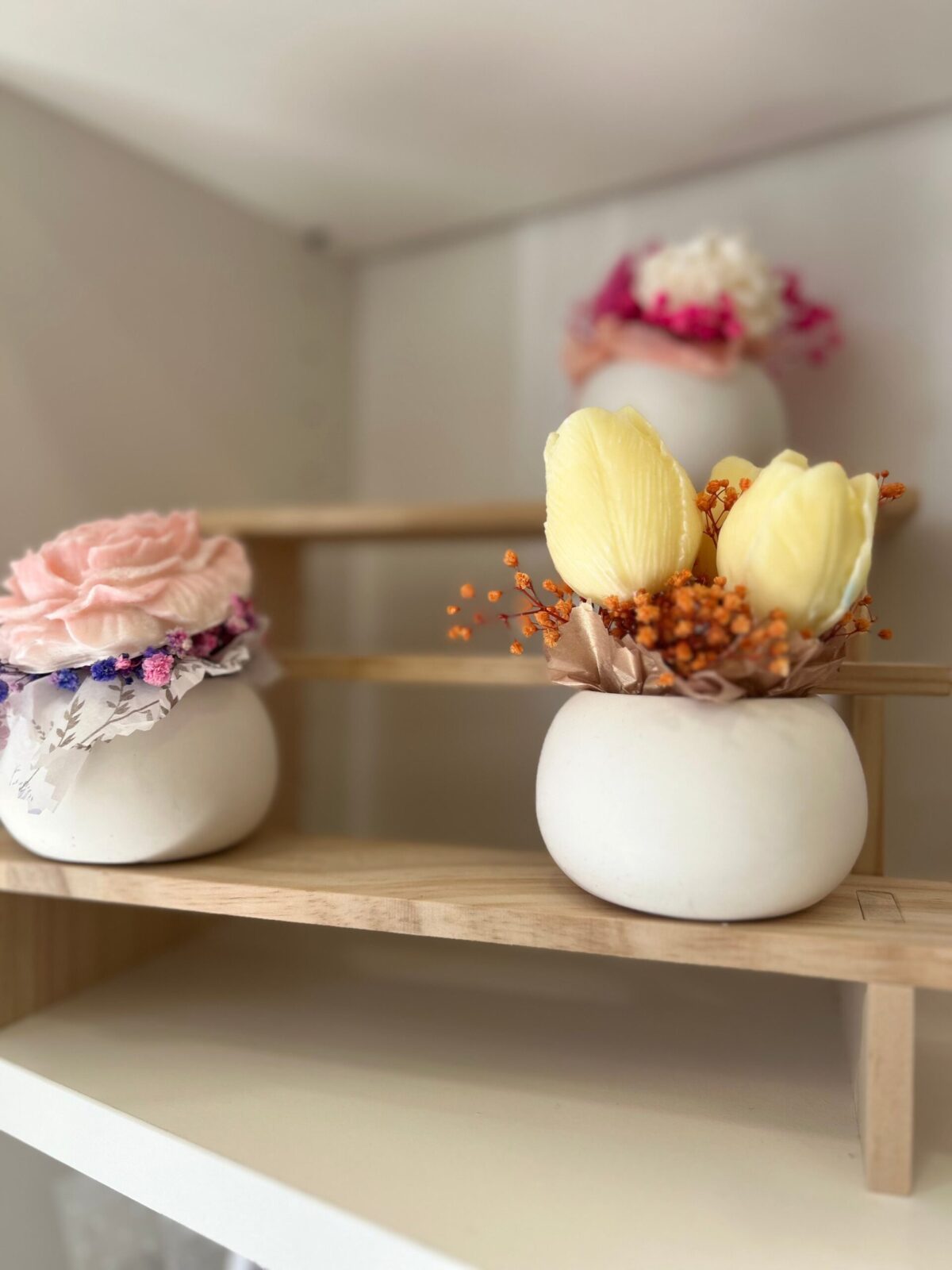 Vasetto- Miny Bouquet di Cera